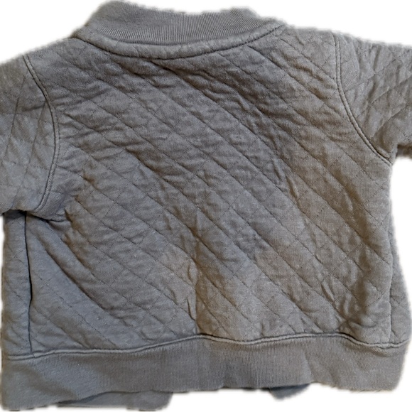 Carter’s Gray Quilted Baby Jacket - Picture 3 of 5